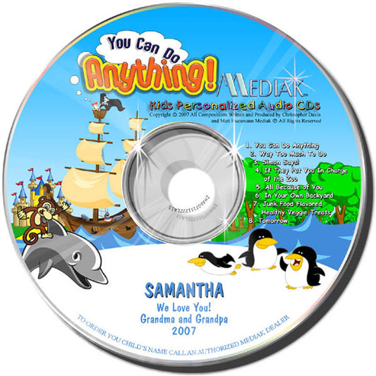 Personalized Music You Can Do Anything for kids