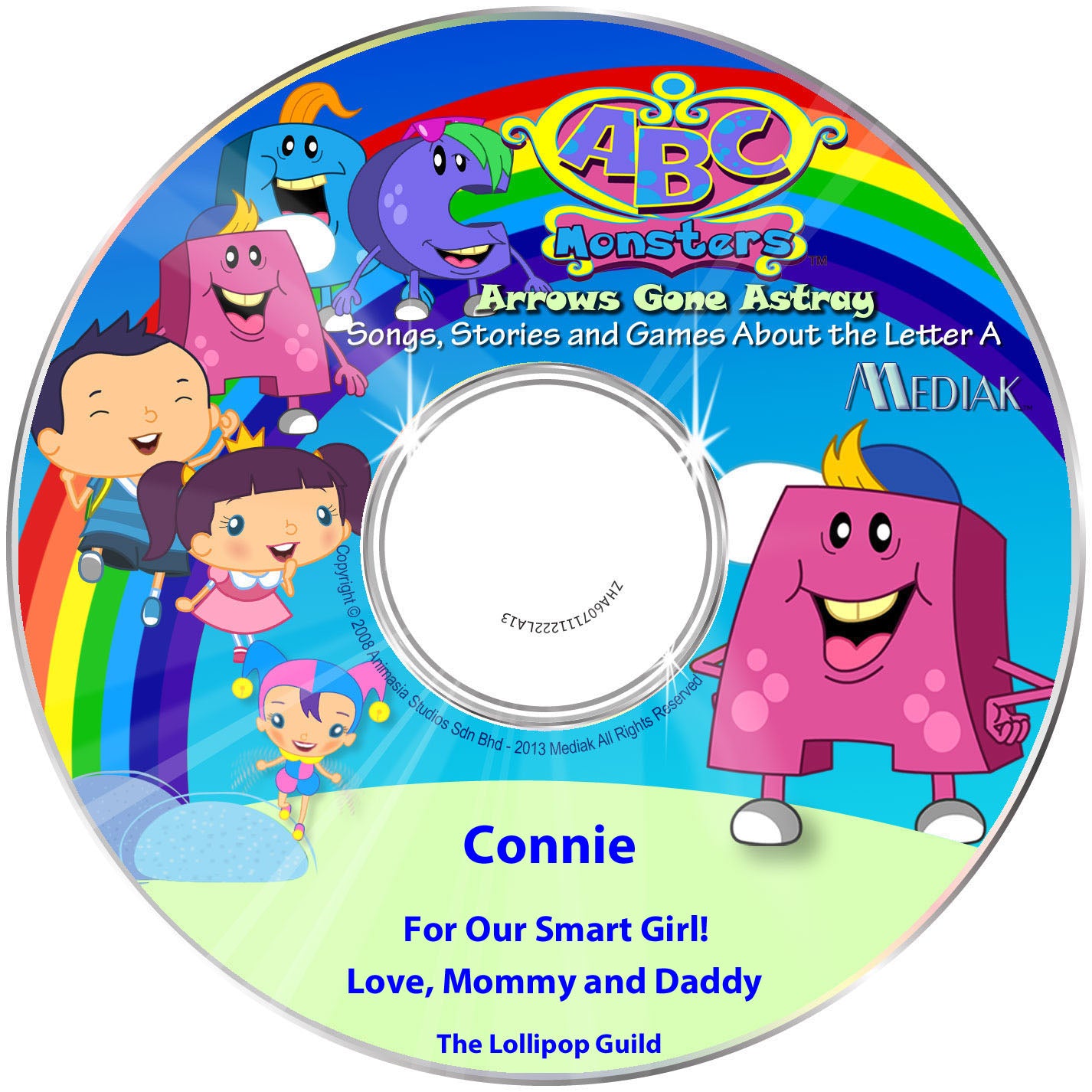 ABC Monsters Educational Photo Personalized Digital Download