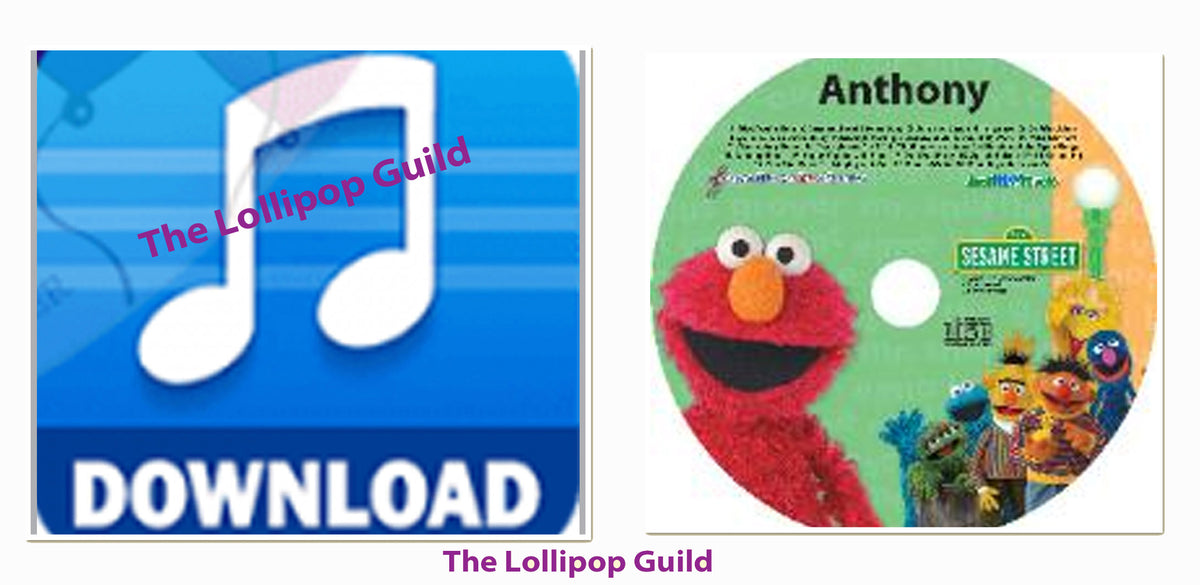 Discount Savings Elmo Personalized Music Combo CD and MP3- The Lollipop Guild