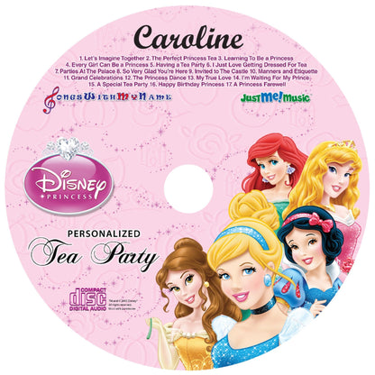 Disney Princesses Personalized Music Tea Party CD - 
Disney Princesses sing child's name throughout - The Lollipop Guild