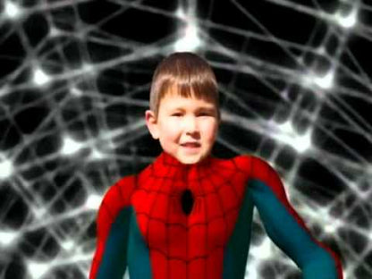 Spiderman™ Photo Personalized DVD - Your child IS Spiderman!  Custom Made to Order